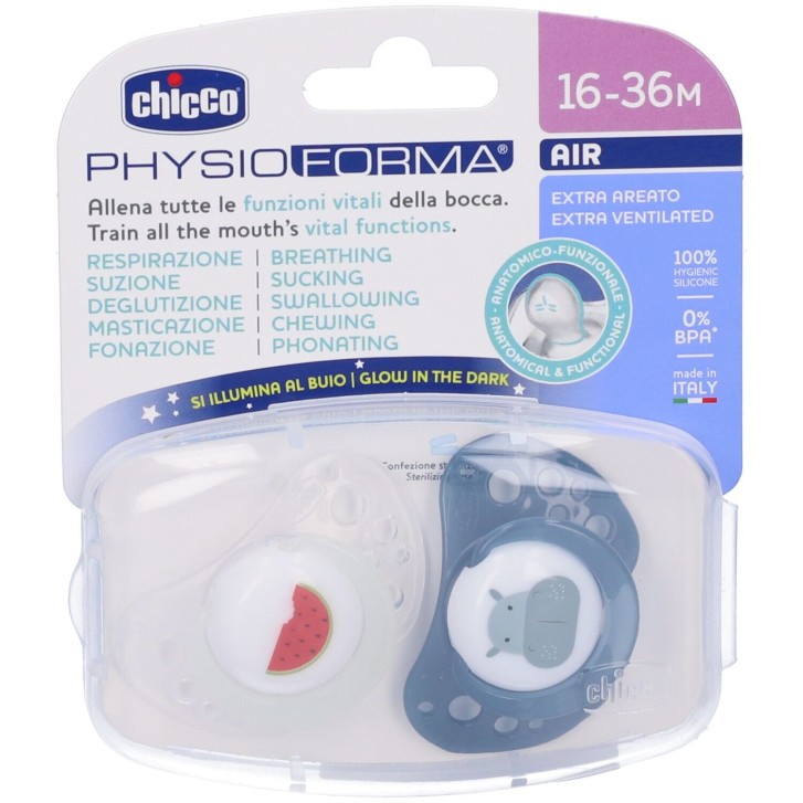 Chicco Succhietti Physioforma Air 16-36M Set da 2