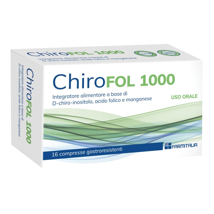 Chirofol 1000 16 Compresse - Integratore per Benessere Femminile