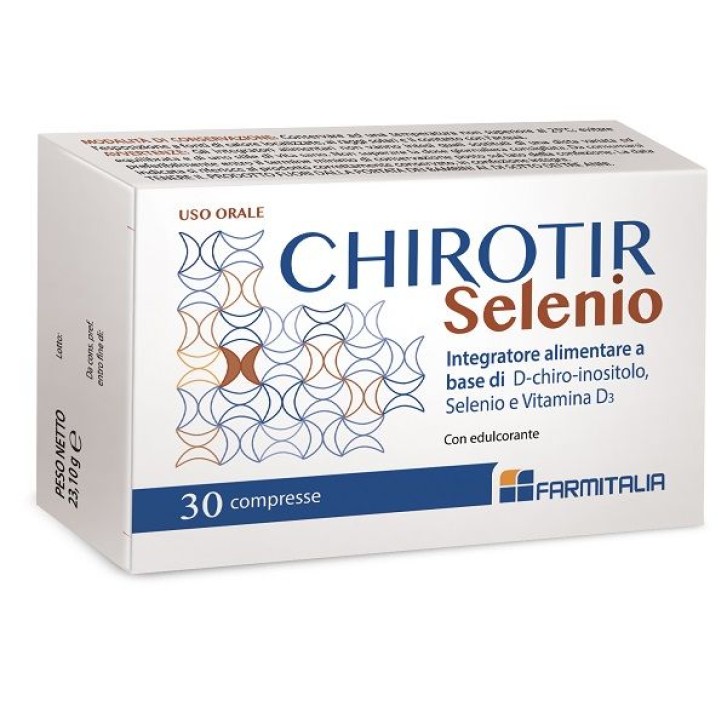Chirotir Selenio 30 Compresse - Integratore Alimentare