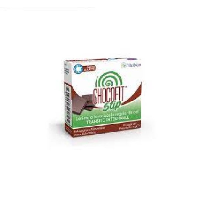 Chocofit Stip Cioccolato 8 pezzi - Integratore Transito Intestinale