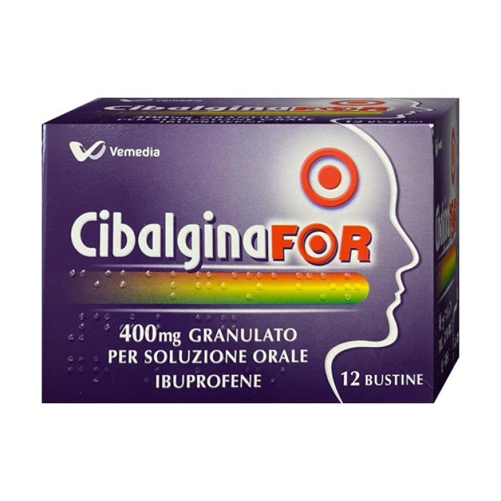 CibalginaFor Ibuprofene 400 mg 12 Bustine