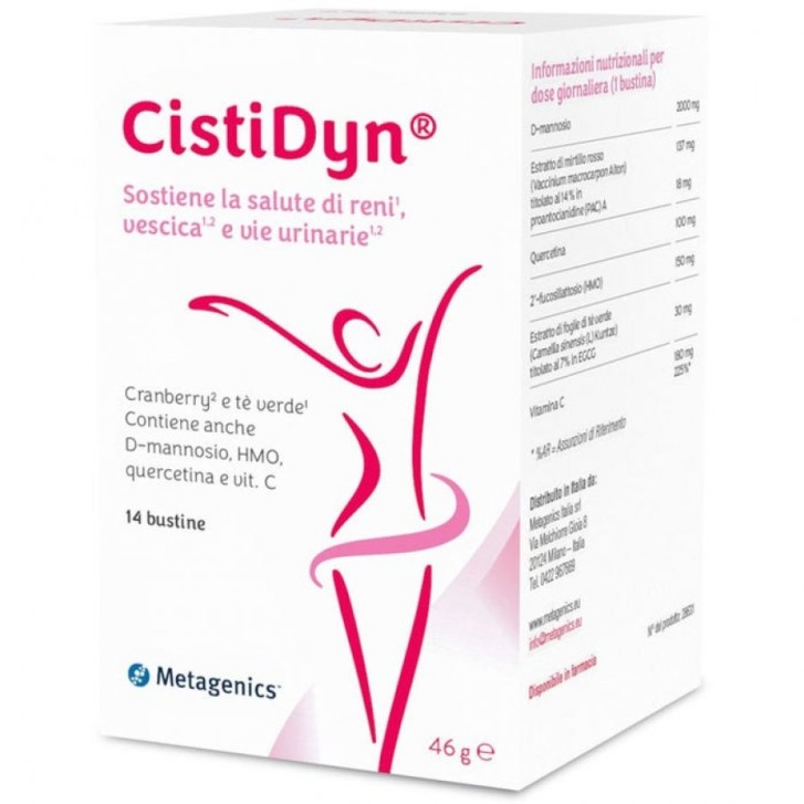 CistiDyn 14 bustine - Integratore Benessere Vie Urinarie