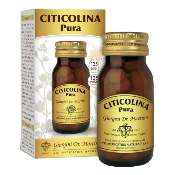 Citicolina Pura Dr. Giorgini 125 pastiglie - Integratore Citicolina