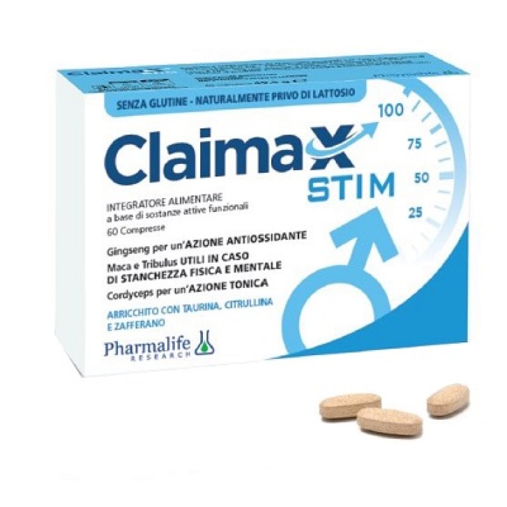 Claimax Stim 60 Compresse - Integratore per energia e vitalità