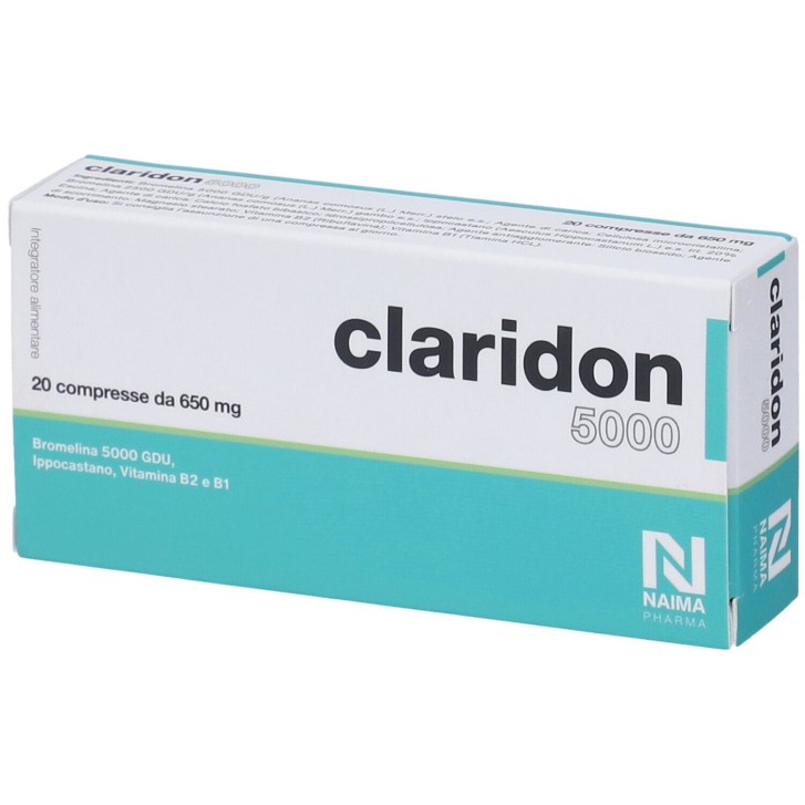 Claridon 5000 20 compresse - Integratore Alimentare