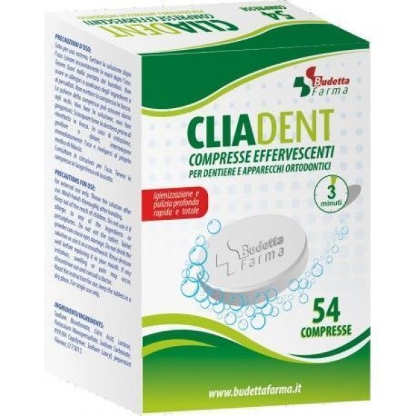 Cliadent 54 Compresse Effervescenti - Pulizia Dentiera