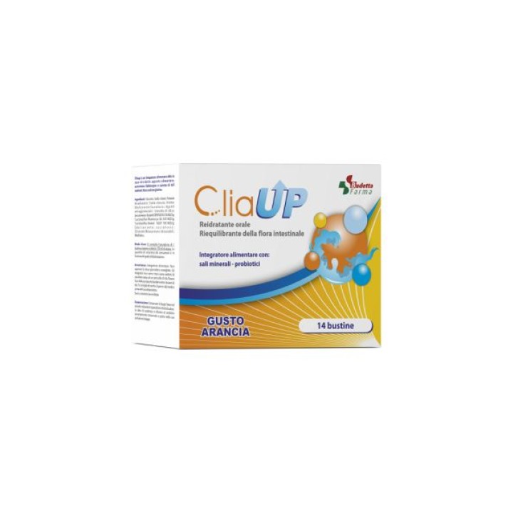 Cliaup gusto Arancia 14 bustine - Integratore Equilibrio Flora Intestinale