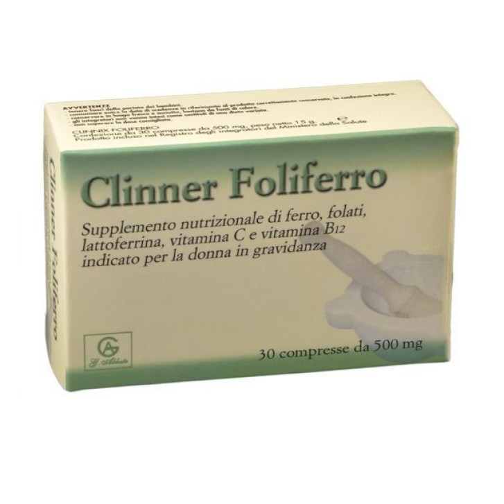Clinner Foliferro 30 Compresse - Integratore Alimentare