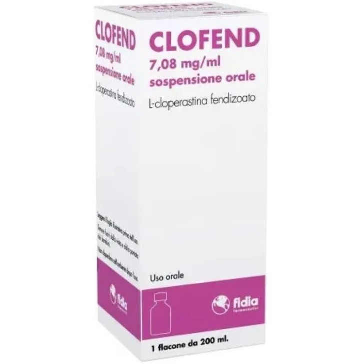 Clofend Sciroppo Sospensione Orale Tosse 200 ml