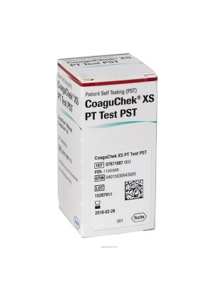 CoaguChek InRange XS PT Test PST Strisce Reattive 24 Pezzi