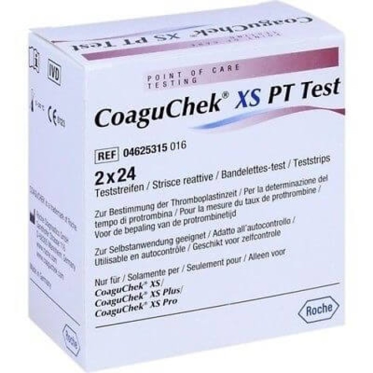 CoaguChek XS Strisce PT Test 48 Strisce