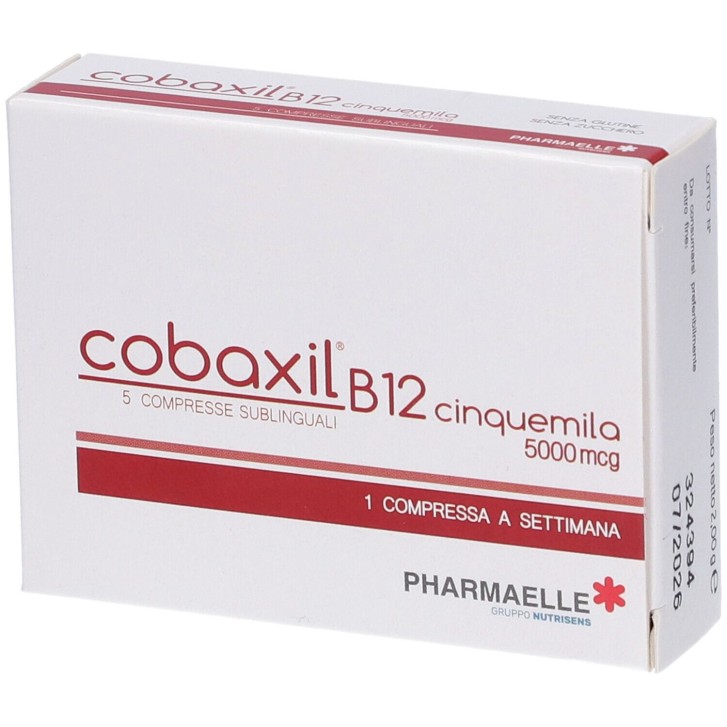 Cobaxil B12 Cinquemila 5000 mcg 5 Compresse Sublinguali