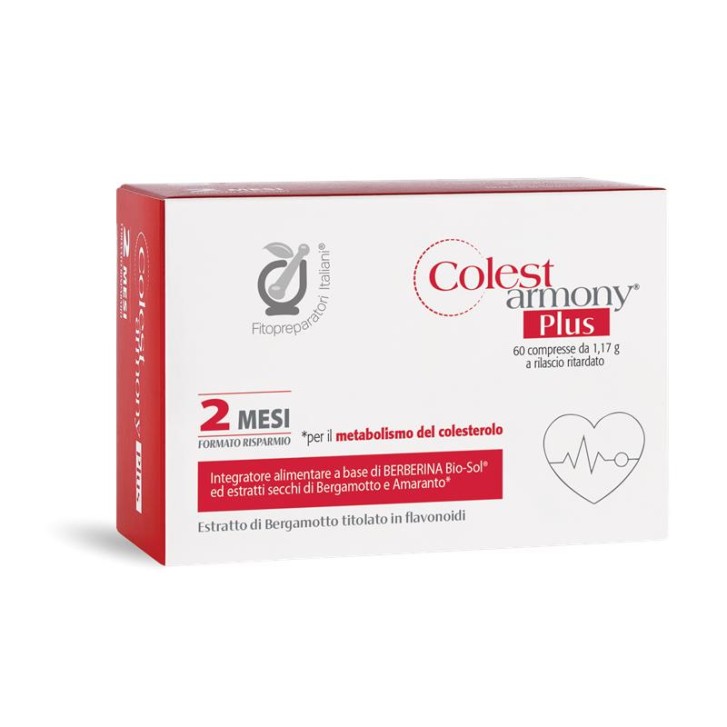 Colestarmony Plus 60 compresse - Integratore Controllo Colesterolo
