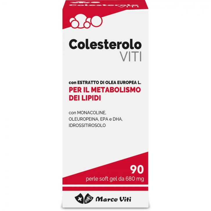 Colesterolo Viti 90 Perle - Integratore per il Metabolismo dei Lipidi