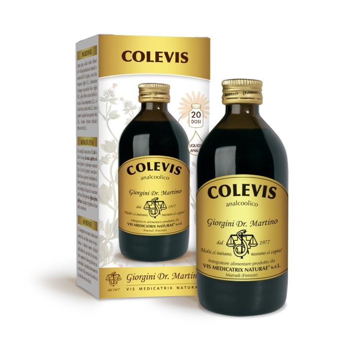 Colevis Liquido Analcoolico Dr. Giorgini 500 ml - Integratore Funzione Epatica e Digestiva