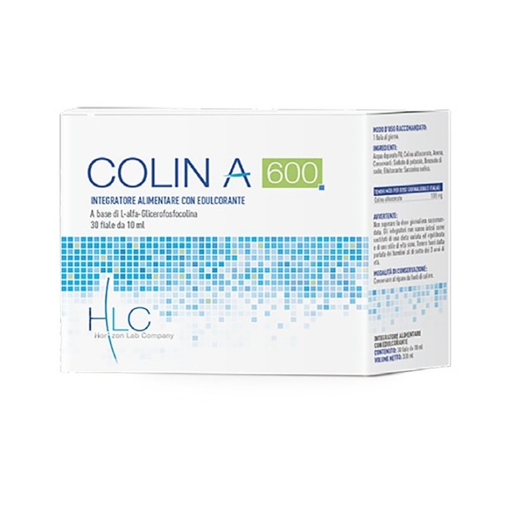 Colin A 600 30 flaconi da 10 ml - Integratore Per La Funzione Cognitiva 