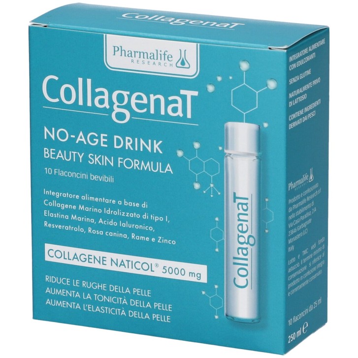 Collagenat No-Age Drink 10 Flaconcini - Integratore Alimentare