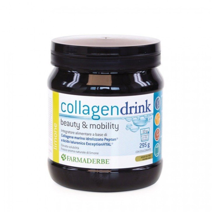 Farmaderbe Collagen Drink Limone 295 grammi - Integratore Alimentare