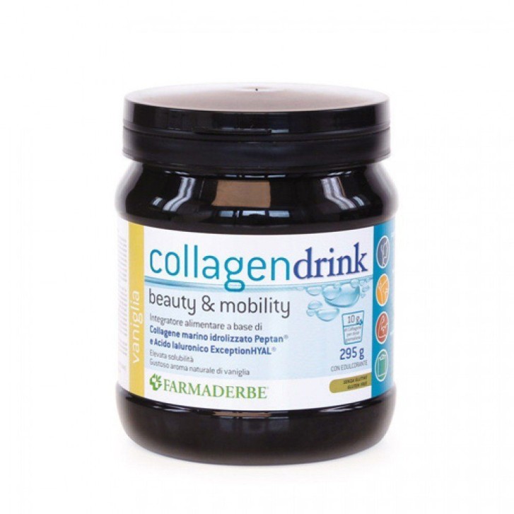 Farmaderbe Collagen Drink Vaniglia 295 grammi - Integratore Alimentare