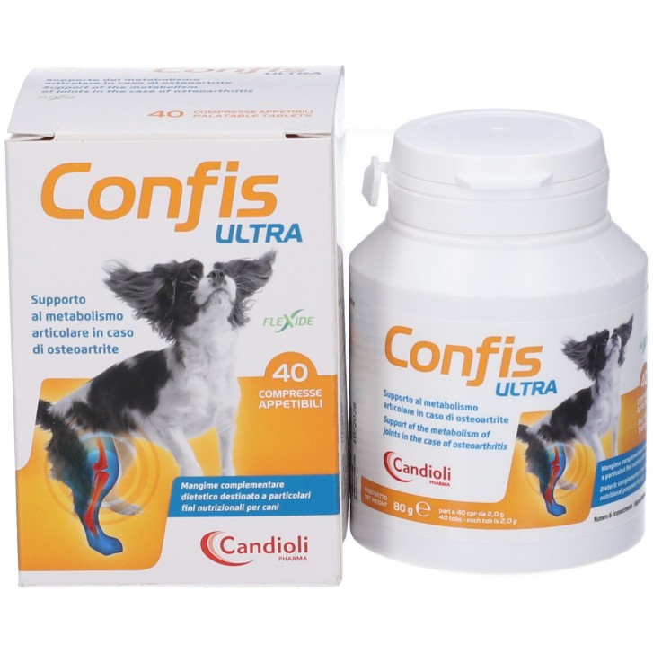 Confis Ultra Cani 40 Compresse - Supporto del Metabolismo Articolare