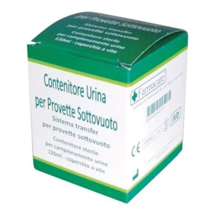 Contenitore Urine Provetta SottoVuoto Farmacare