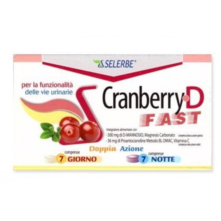 Cranberry D Fast 7 + 7 Compresse - Integratore Alimentare