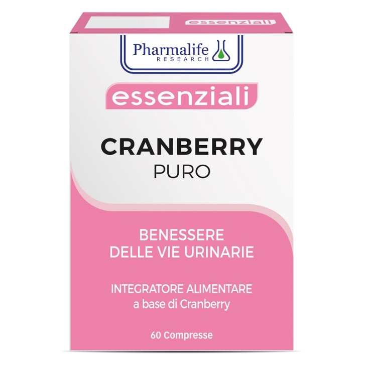 Pharmalife Cranberry Puro 60 Compresse - Integratore per le Vie Urinarie