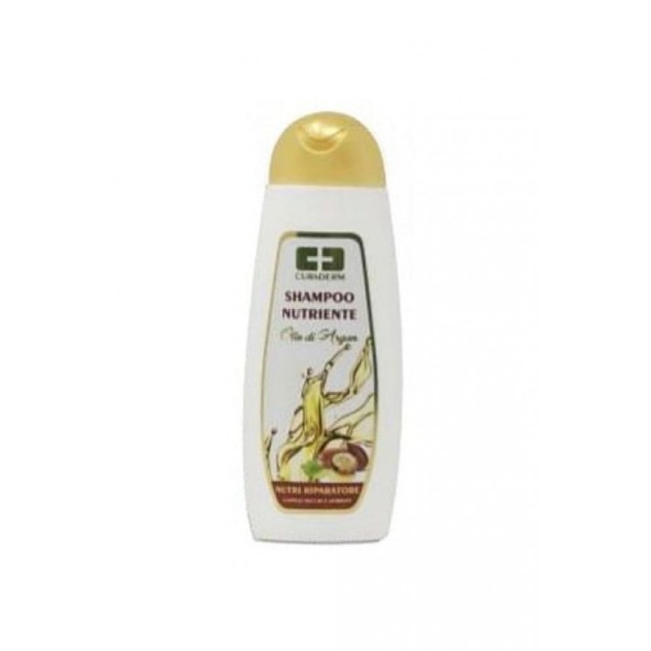 Curaderm Shampoo Nutriente Capelli Olio Argan 300 ml