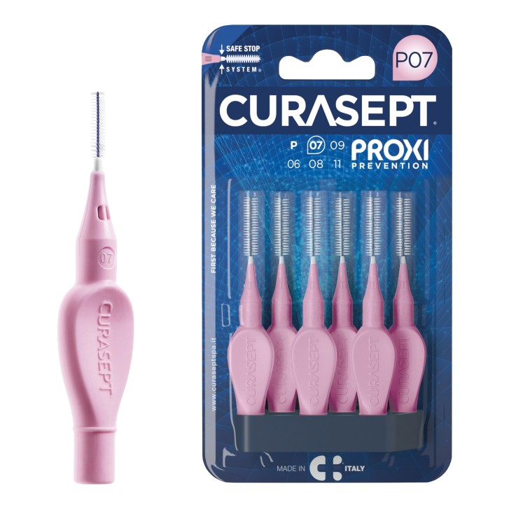 Curasept Proxi P07 Scovolino Rosa 6 pezzi