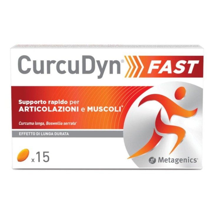 Curcudyn Fast 15 gellule - Integratore Benessere Ossa e Articolazioni