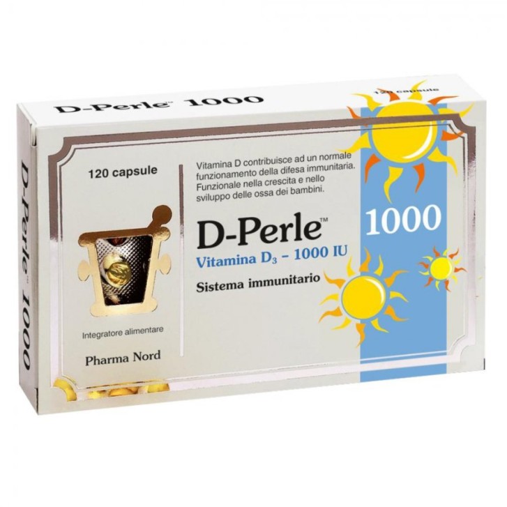 D-Perle 1000 U.I. 120 Perle - Integratore Benessere Sistema Immunitario