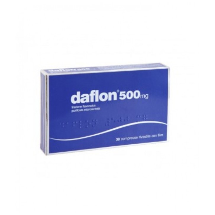 Daflon 500mg General Pharma 30 Compresse rivestite - Flavonoidi Vasoprotettore