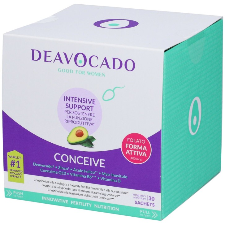 Deavocado Conceive 30 buste - Integratore Fertilità Femminile