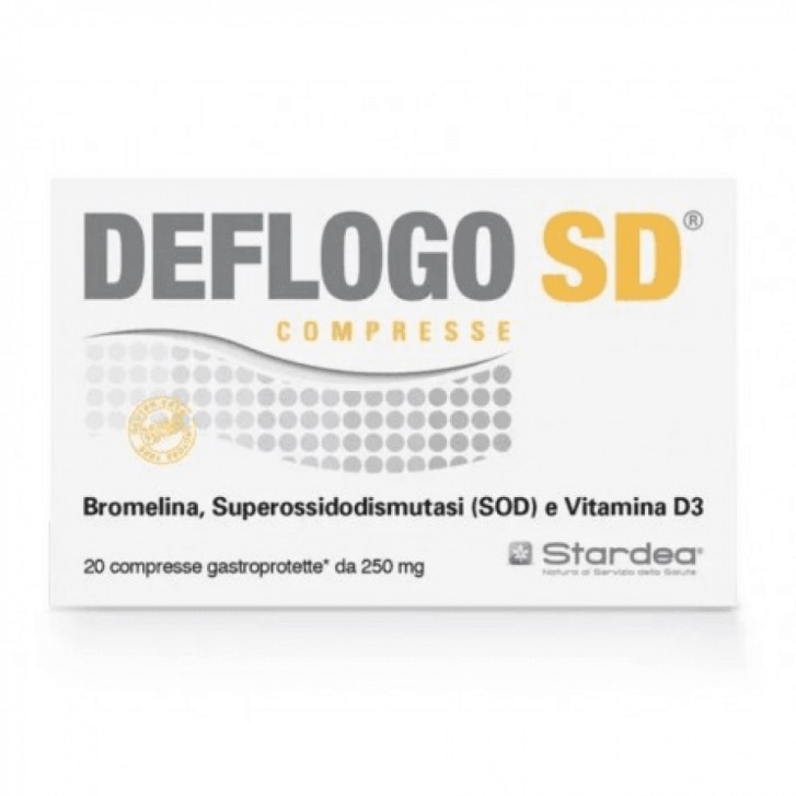 Deflogo SD 20 Compresse Gastroprotette - Integratore Alimentare