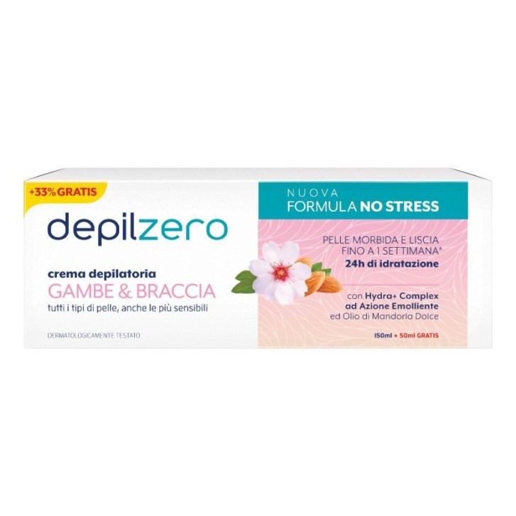 Depilzero Crema Depilatoria Gambe e Braccia