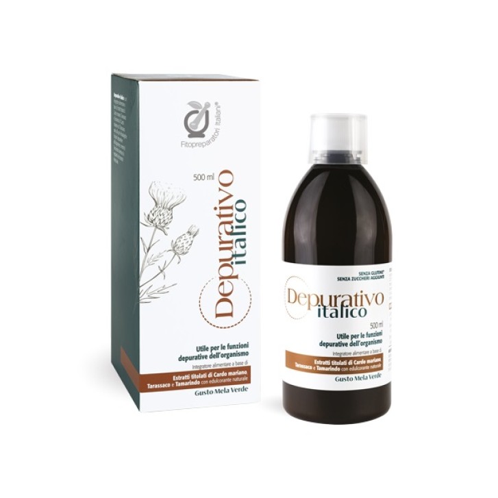 Depurativo Italico 500 ml - Integratore Funzioni Depurative