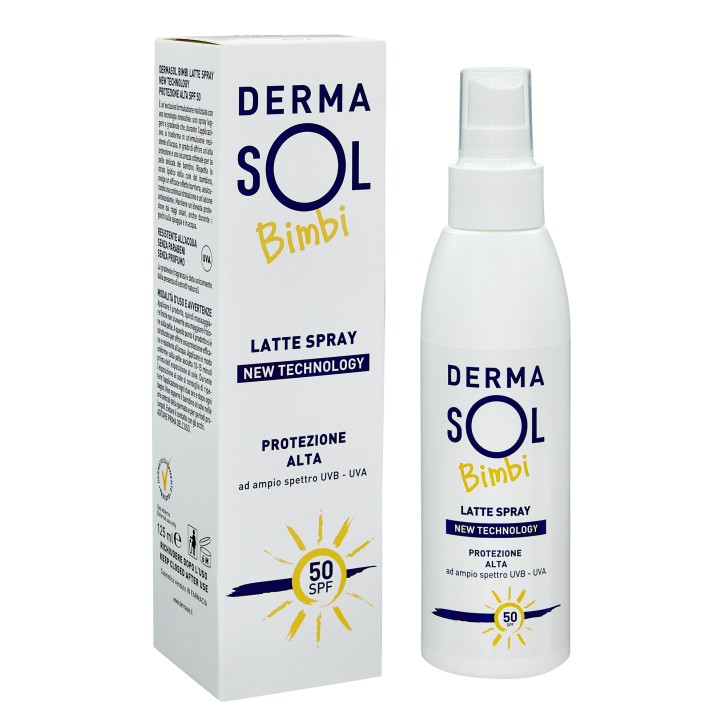 Dermasol Bimbi Solare Latte Spray SPF 50+ 125 ml