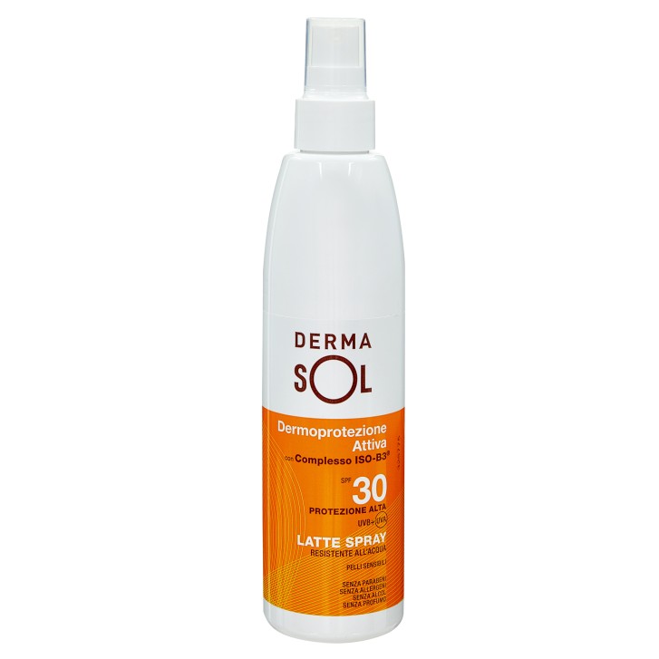 Dermasol Solare Latte Spray Corpo SPF 30 200 ml