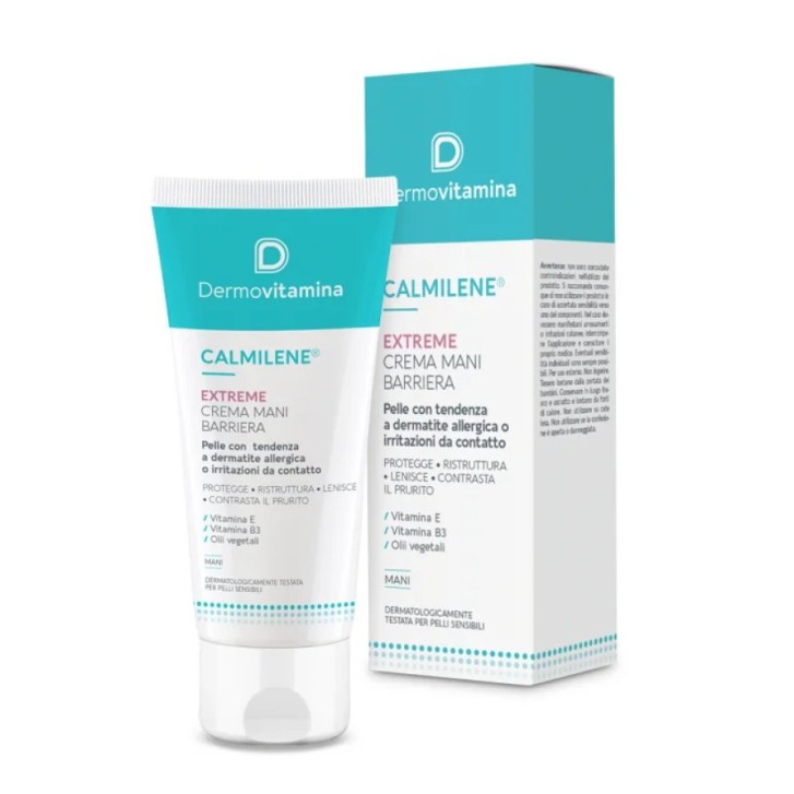 DermoVitamina Calmilene Crema Mani Dermatite Allergica o Irritativa da Contatto 75 ml