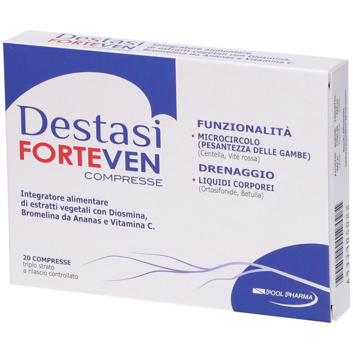 Destasi ForteVen 20 Compresse - Integratore Circolazione e Gambe Pesanti
