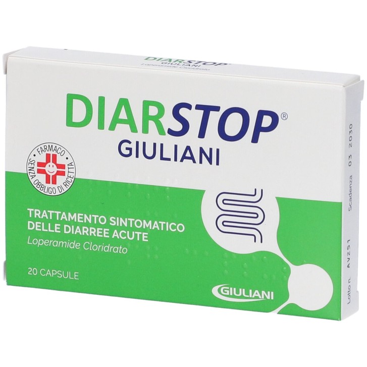 Diarstop 1,5 mg 20 Capsule - Farmaco da Banco per Diarrea Acuta