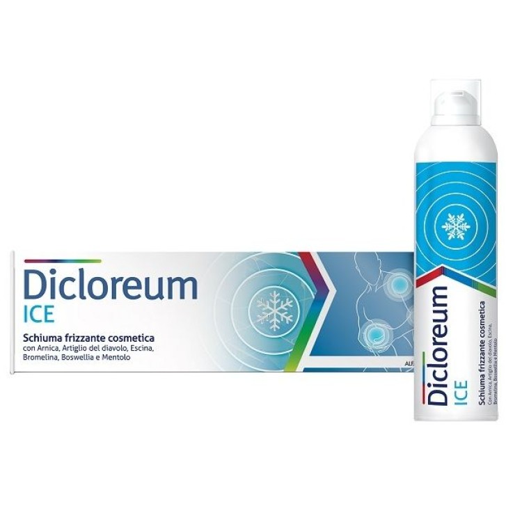 Dicloreum Ice Schiuma Frizzante per Traumi e Contusioni 150 ml