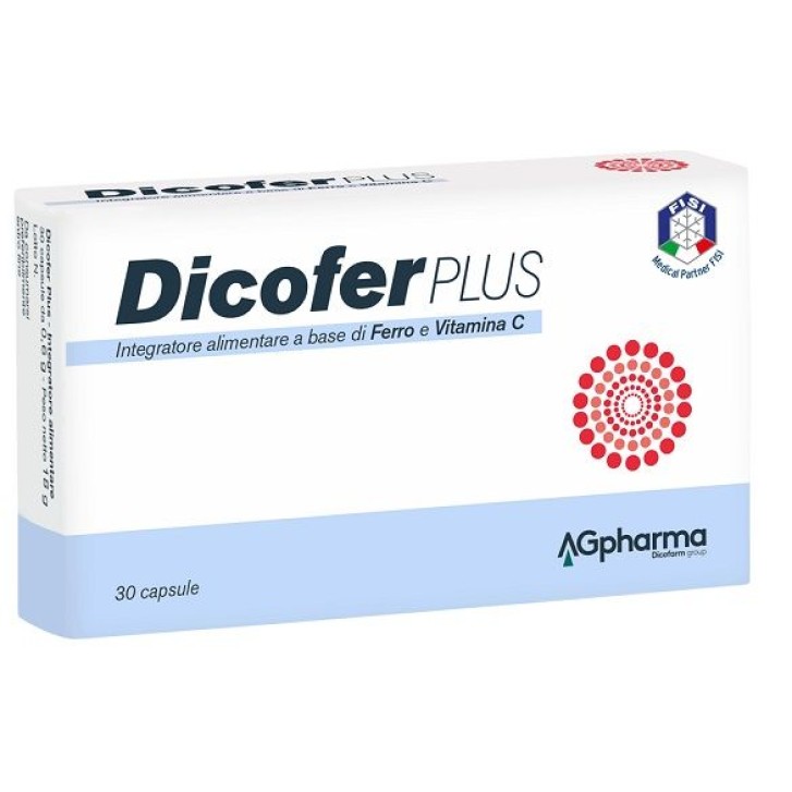 Dicofer Plus 30 capsule - Integratore di Ferro e Vitamina C