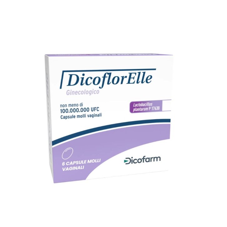 Dicoflorelle Ginecologico 100 Milioni UFC 6 Capsule Vaginali Molli