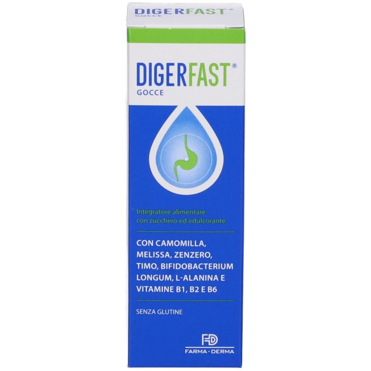 Digerfast Gocce 30 ml - Integratore Benessere Digestivo