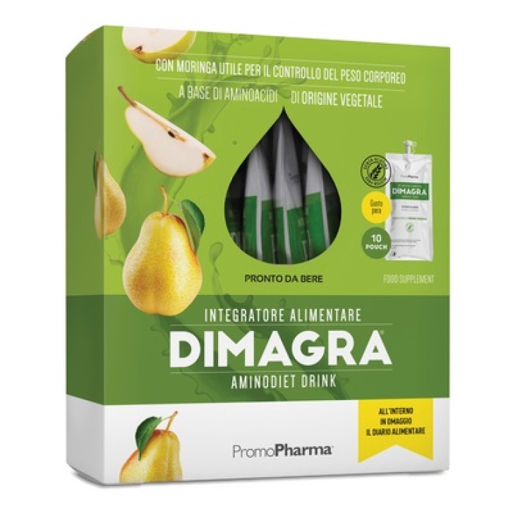 Dimagra AminoDiet Drink Pera 10 Pouch da 80 grammi PromoPharma