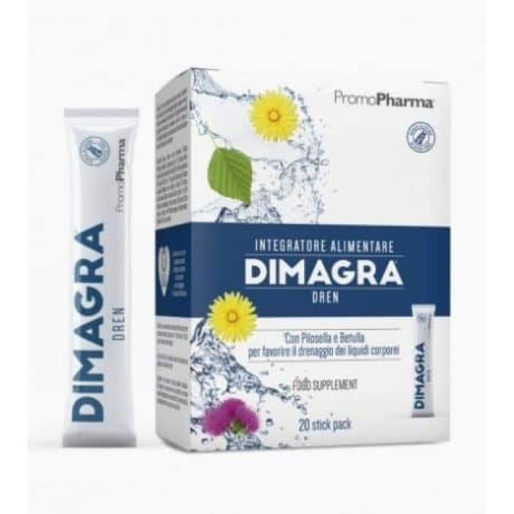Dimagra Dren 20 Stick 15ml PromoPharma - Integratore Drenante