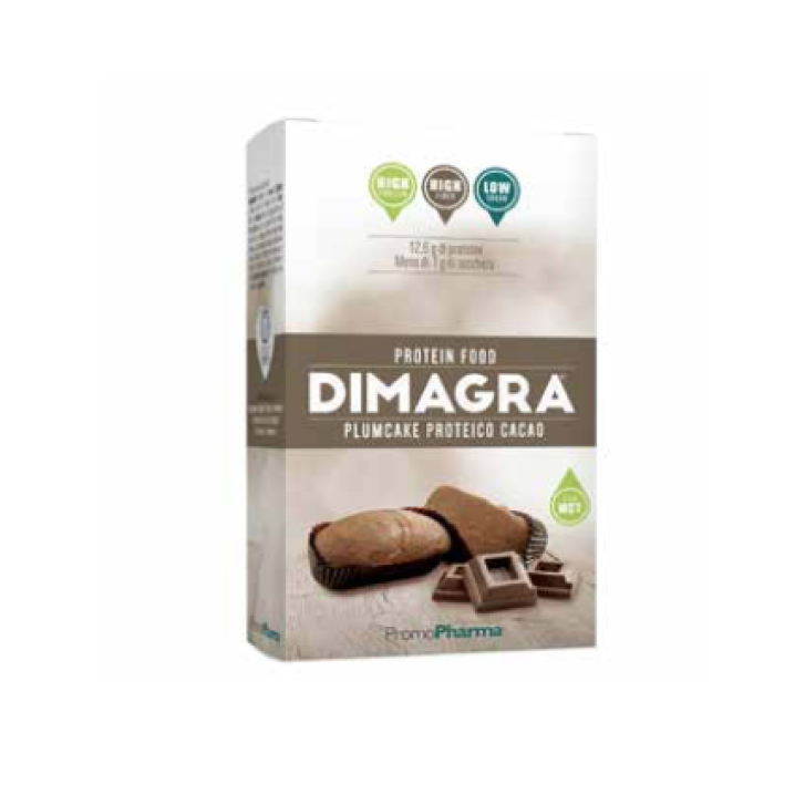 Promopharma Dimagra Plumcake Proteici Cacao 4x45g