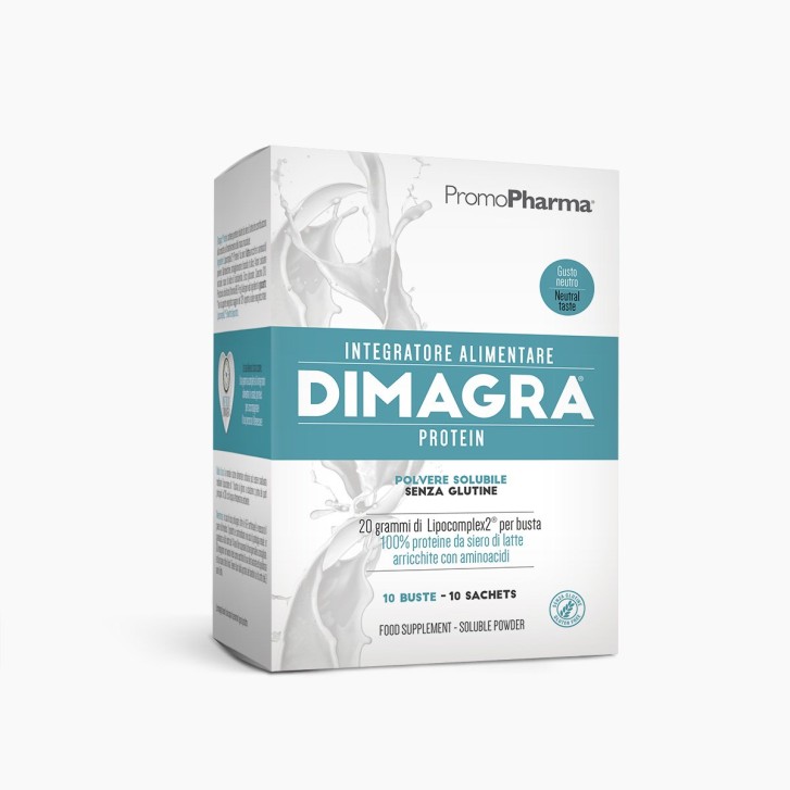 Dimagra Protein Vaniglia 10 Buste PromoPharma - Integratore Alimentare