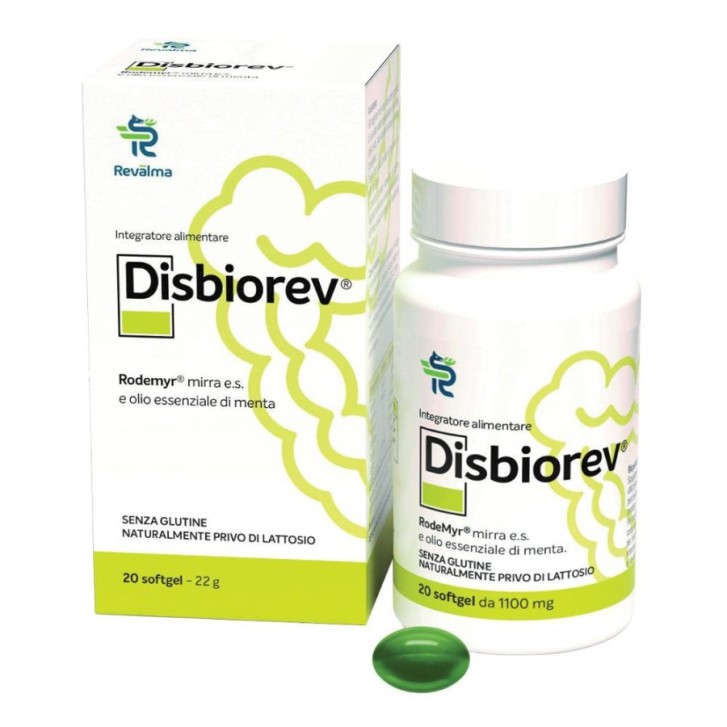 Disbiorev 20 Softgel - Integratore Benessere Intestinale